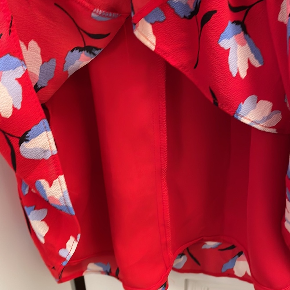 Talbots Flutter Sleeve Floral Dress NWT - Picture 8 of 10